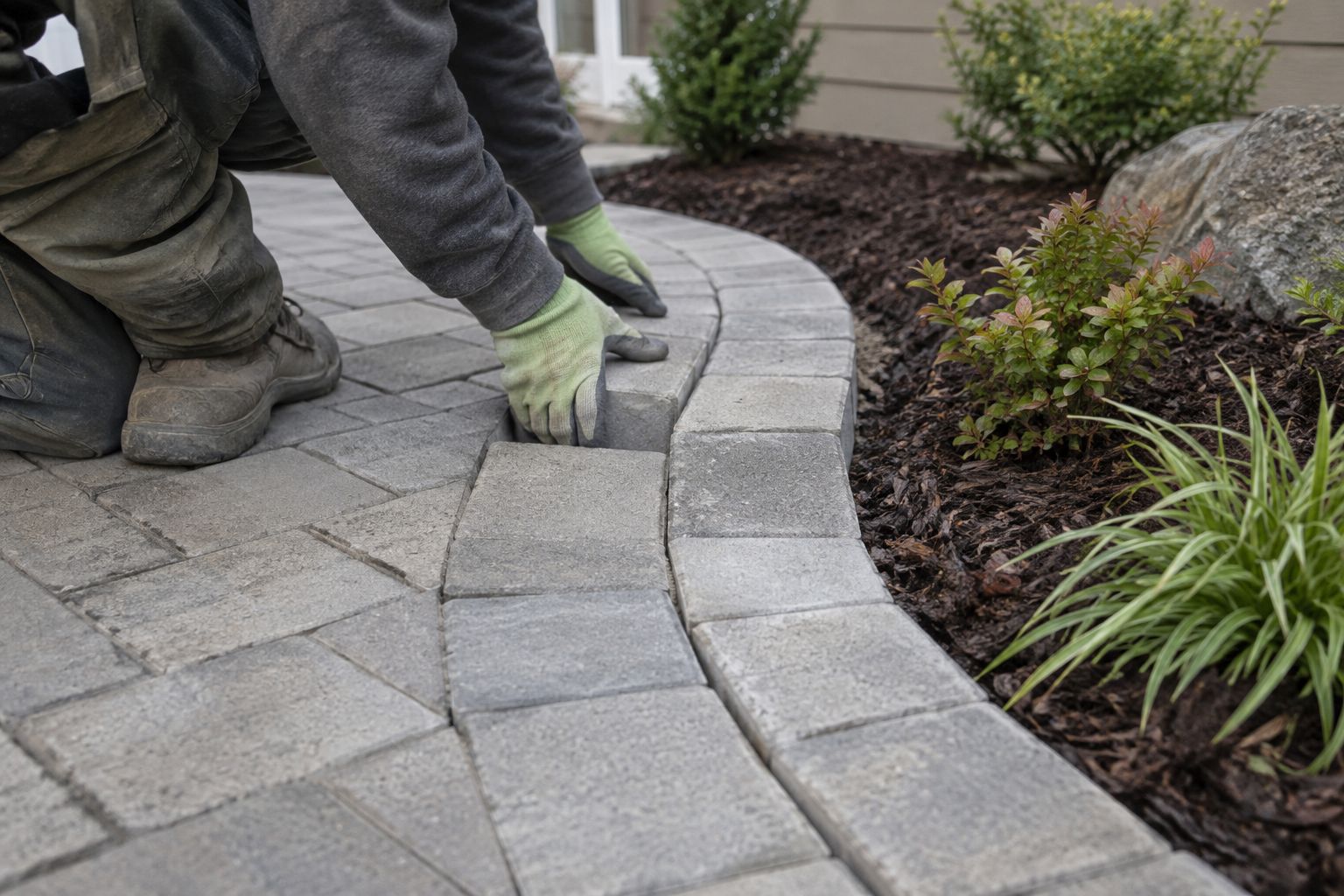 Illustrative example: Patios & paving